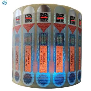 Wholesale Customized Tax Stamp Watermark / Invisible UV Surface Finishing For Tobacco from china suppliers