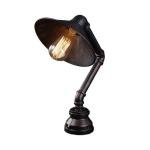 Industrial steam punk study light 110V 220V switching e27 table light water pipe