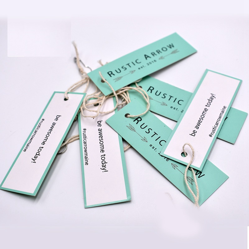 Eco Paper Clothing Hanging Tags Custom Hangtags Multi-style Hang Tags label sewing garment tag