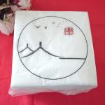 Wedding Dining Table Napkins , 25*25 cm Disposable Dinner Napkins Party