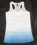 Polyester Cotton Gym Racerback Tank , Burnout Tank Top Anti Pilling