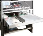 Kraft Semi - Automatic Paper Bag Making Machine / Hand Bag Making Machine By The
