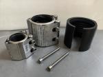 22mm 20mm 15mm Heavy Duty Pipe Repair Clamp Round Bolted Stainless Steel Repair