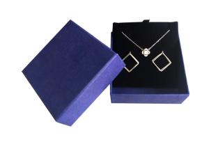 Wholesale Custom Color Paper Gift Box Cardboard Jewelry Paper Set Packaging With Foam from china suppliers
