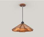 Wabi Sabi Wood Art Straw Hat Pendant Lamp Restaurant Small Bar Home Tea Room