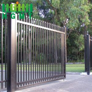 Wholesale Garden Decorative 2530mm Metal Tubular Fencing Black Security Wrought from china suppliers