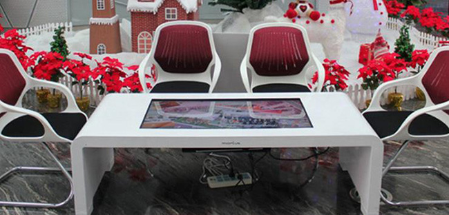 43" U-Type Windows OS LCD Interactive Multi Touch Screen Coffee Table