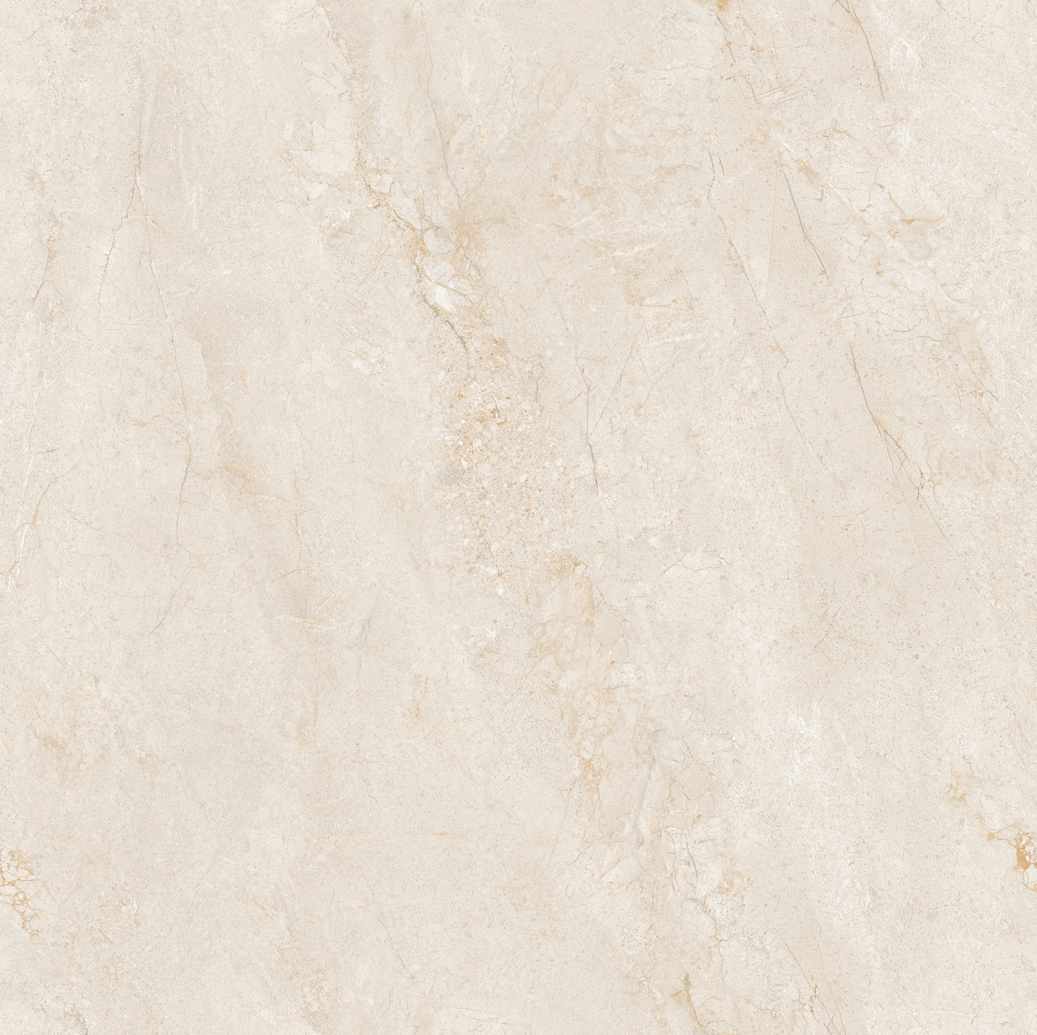 Light Yellow Scratch - Resistant And Non - Slip 800x800mm Polished Glazed Porcelain Tiles For Dining Room