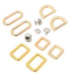 Alalamu D Shaped Handbag Rings Hardware Colorfast For Harnesses