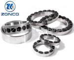Oil Field PDC Bearing / Anti Friction Thrust Bearing 124 X80 X 26mm Anti