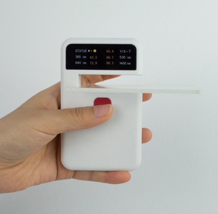 13mm Portable Transmittance Meter Full Color Display For glass car and phone