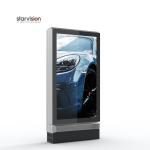 Anti Reflective Glass 2500cd/M2 55 Inch Digital Signage Display For Petrol