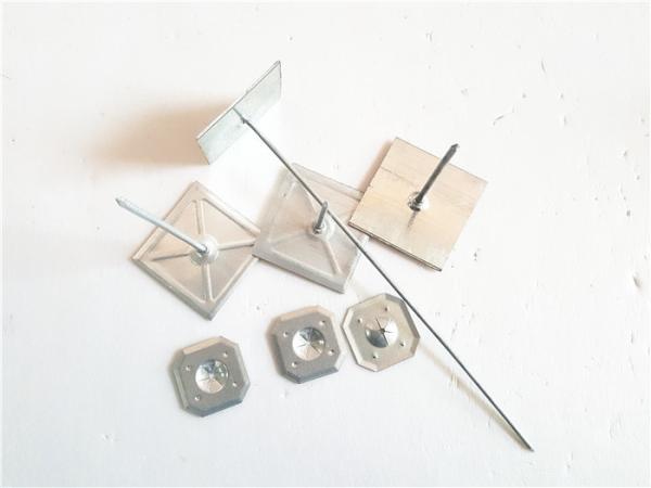 3 Mm Diameter Galvanized Steel Insulation Anchor Pins For Fire Resisting