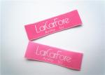 Garments Woven Clothing Label Tags , Sewing Embroidered Clothing Labels