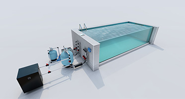 8m Above Ground Steel Container Pool Family Swimming Pool for Backyard Relaxation