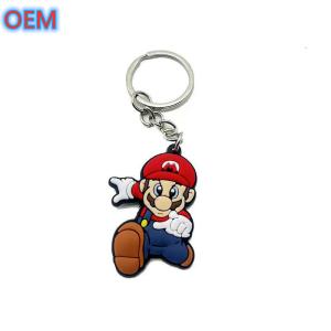 Wholesale Custom Soft PVC Plastic Keychain, OEM Customize Cartoon Animal Soft Keychain from china suppliers