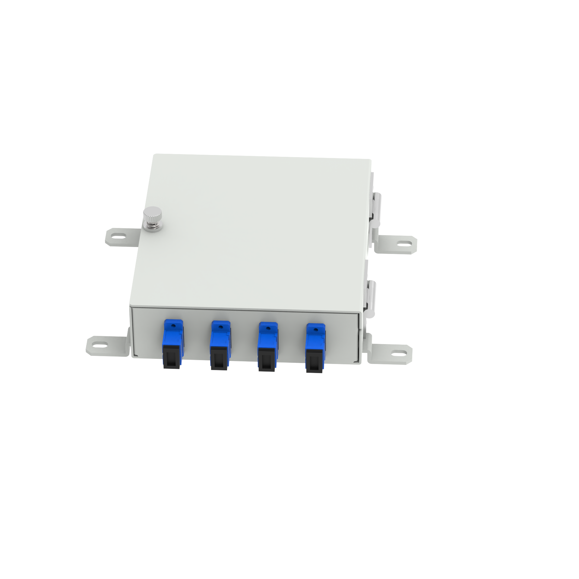 SC UPC Type 4 Cores Fiber Optic FTTH Terminal Box for Network FTTH Infrastructure