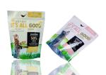 Eco - Friendly Printed Aluminum Foil Stand Up Pouch One Side Transparent