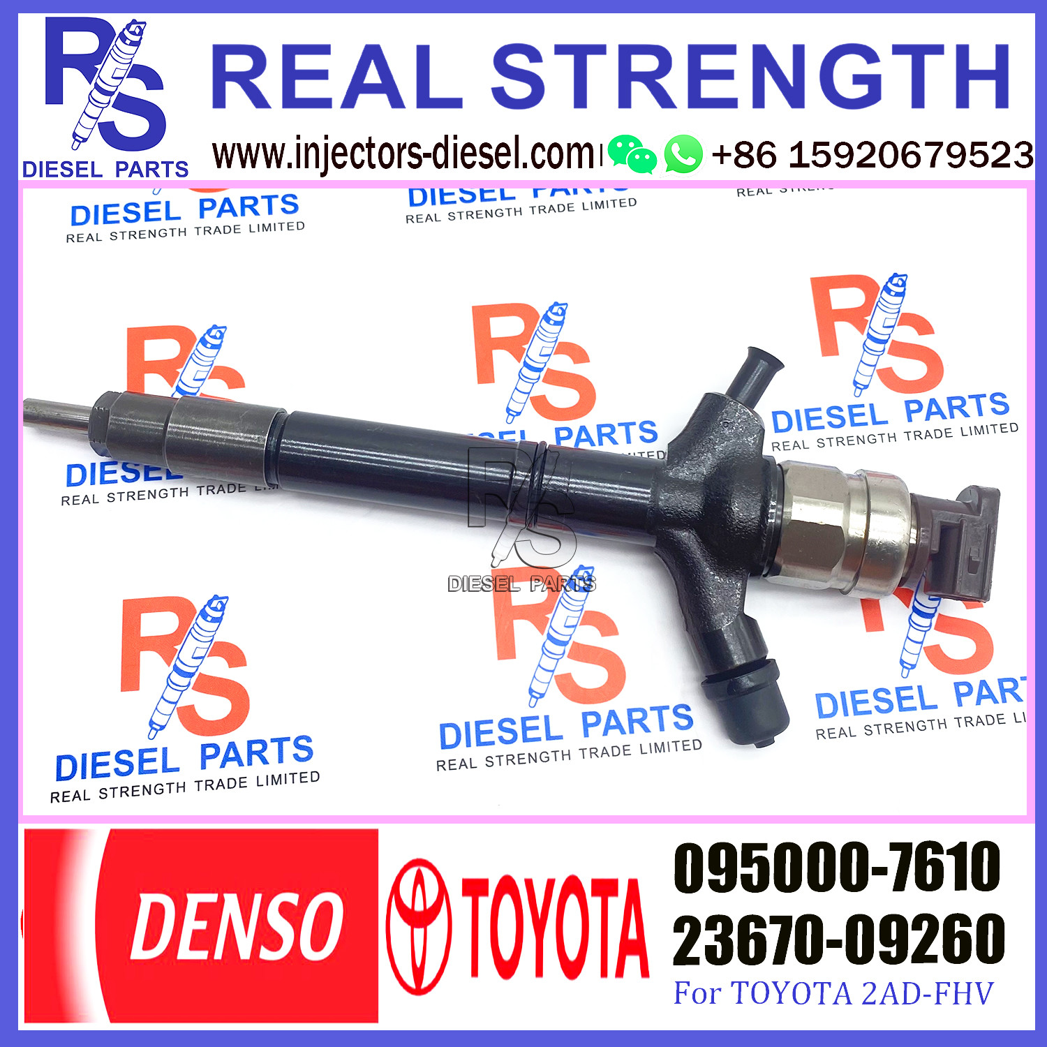 fuel injector 095000-5610 095000-6110 095000-6900 095000-7240 095000-7250 095000-7600 095000-7610 For Toyota