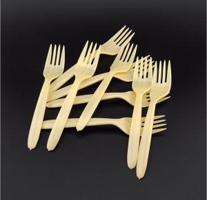 Wholesale 16* 2.3 cm disposable plastic PP fork beige or white color with whole sale price from china suppliers