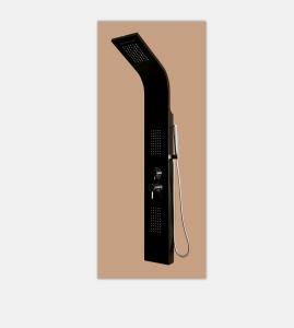 Wholesale Aluminum Alloy Shower Columns Panels / Wall Mounted Shower Head Panel Size 150*22CM from china suppliers