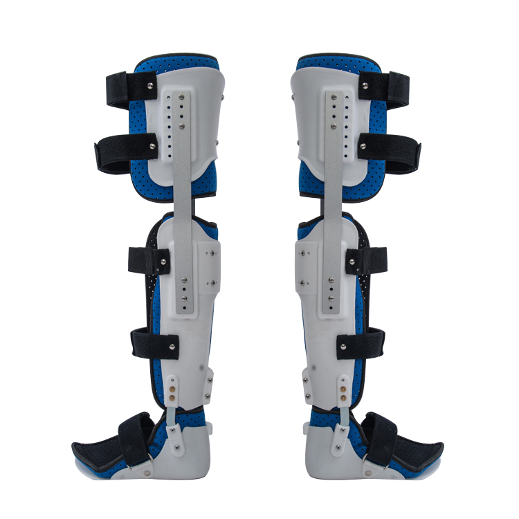 Professional full leg knee support leg fracture foot drop orthosis pain arch support ankle foot support brace