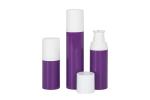 Purple PP 50ml 75ml 120ml Airless Bottle Cosmetic Packaging for Body / Face
