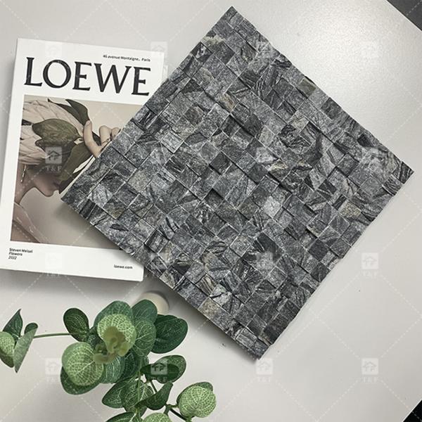 Marble Stone Look Mosaic Tiles Matte Surface Decorate Bathroom Kitchen