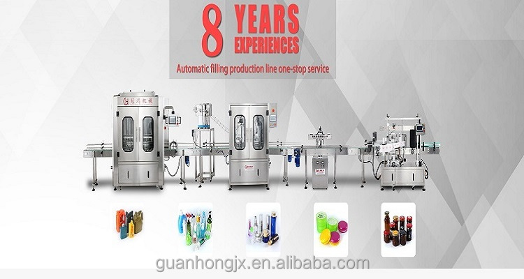 Automatic Liquid Bottle Filling Capping Machine Line for Shampoo/Shower Gel/Oil/Detergent