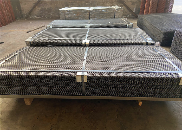 Flattened Aluminum Expanded Metal Wire Mesh For Industry Hexagonal Hole