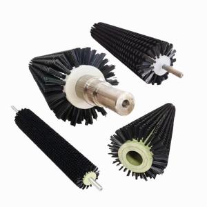 Wholesale Industrial Nylon Bristle Cylindrical Cleaning Brushes For Fruit Vegetable Conveyor Belts from china suppliers