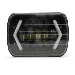 Wholesale Rectangle Arrow 7 Inch White Yellow 30V Available Motorcycle LED Light from china suppliers