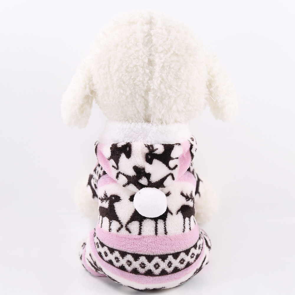 55cm Puppy T Shirt Moderate Thickness Custom Logo Puppy Winter Coat