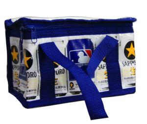 Wholesale Navy Zipper Thermal Insulated Bags Aluminum Foil CMYK Printing Lunch cooler bag from china suppliers