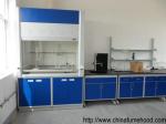 Ventilation FRP Fume Hood Light Weight 12.7mm Bench Top 50mm Adjustable Feet