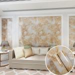 OEM Marble Adhesive Wallpaper Gold Marble Peel And Stick Wallpaper For Bathroom