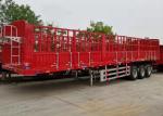SH800 Fence Semi Trailer 40T 24 Ft Livestock Trailer DOT