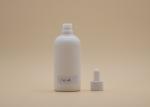 Personal Care Essential Oil Dropper Bottles , White 100ml Glass Dropper Bottles