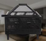Customized Wire Welded Steel Barbecue Grills Wood Fired Metal Bbq Pit