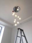 Stairs Floor House glass box pendant light fixtures for indoor decoration (WH-GP