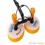 Electric Double-Head Brush for Photovoltaic Panel Cleaning 1 Year After-sales