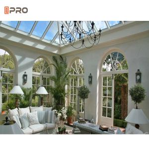 Wholesale Tempered Glass Slant Roof Winter Garden Sunroom Conservatory from china suppliers