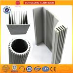 Silver White Industrial Powder Coated Aluminium Extrusions Heat Insulation