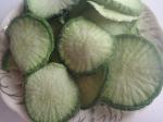 Palm Oil Dried Fruits Vegetables Healthy Crispy Green Radish Chips