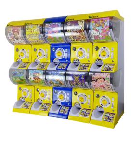 Wholesale Coin Operated Arcade Claw Machine , Gashapon Dispenser Display Plastic Capsule Toy Vending Machine from china suppliers