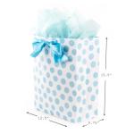 Year Gift Shopping Paper Packaging Gift Bag With Logo Print CMYK 4 Color Offset