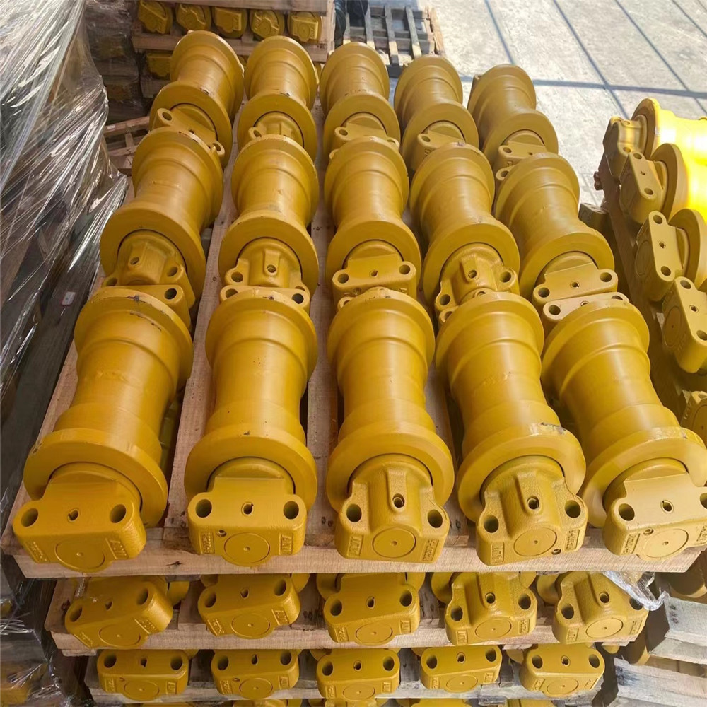 Support Wheel Chassis Excavator Accessories Komatsu Kobelco Sumitomo Hyundai Doosan Daewoo Bottom Wheel Parts