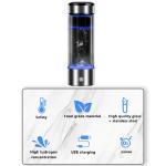 Homefish 2021 OEM Glass Hydrogen Generator Water Bottle SPE PEM Technology Water