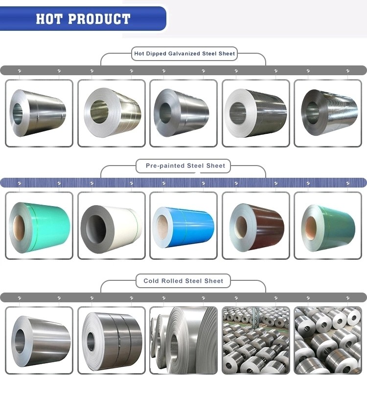 Corrugated GI PPGI Colour Coated Sheet Galvanized Steel 50 Microns Zn/Az