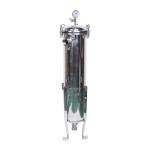 62KG Stainless Steel Bag Filter Housing Top Entering Type for Food Industry